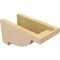 Ekena Millwork 6"W x 12"D x 6"H Wide Alpine Rough Cedar Woodgrain TimberThane Corbel, Primed Tan CORUR06X12X06ALPRCPR - alternate 2